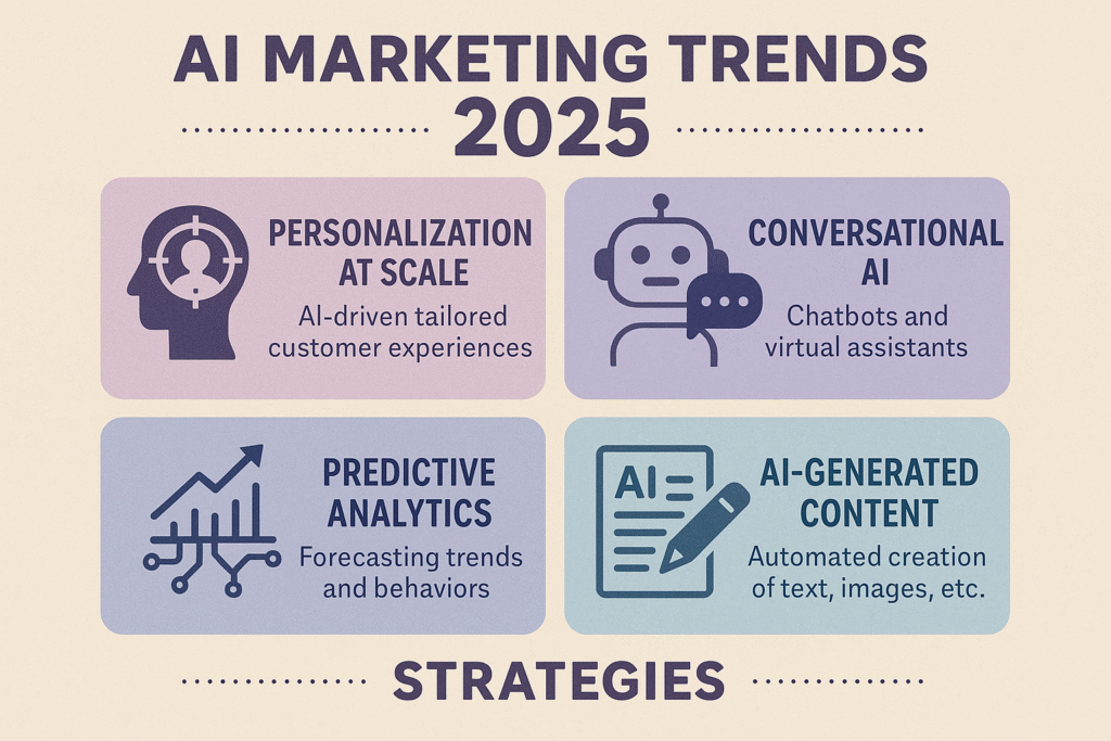 AI marketing trends 2025 – how artificial intelligence is shaping digital marketing