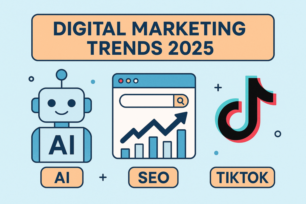 Digital Marketing Trends 2025: AI, SEO & TikTok